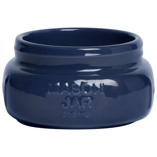 Farmers Market - Short/Wide Mason Jar - Indigo