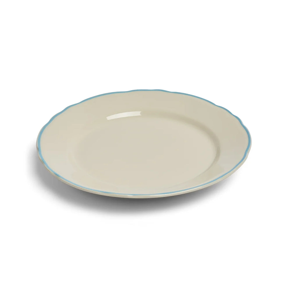 Skyblue Scallop - Main Plate