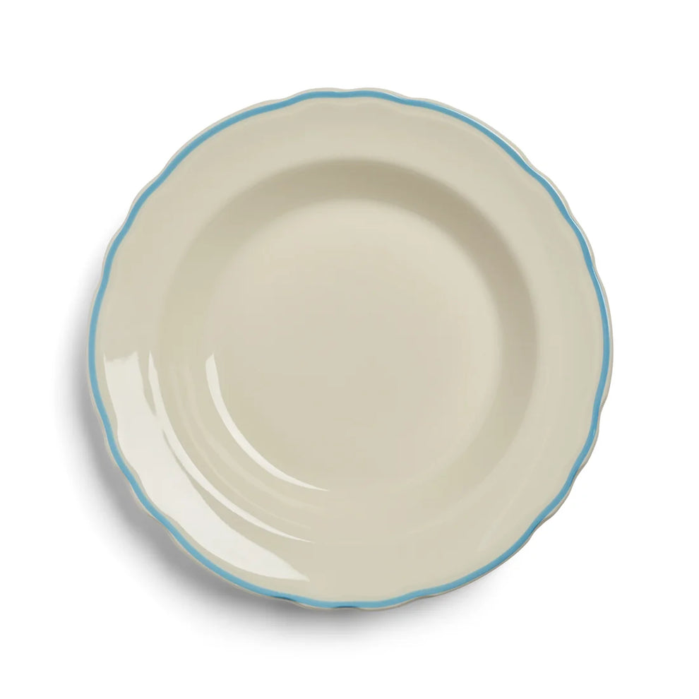 Skyblue Scallop - Soup Bowl