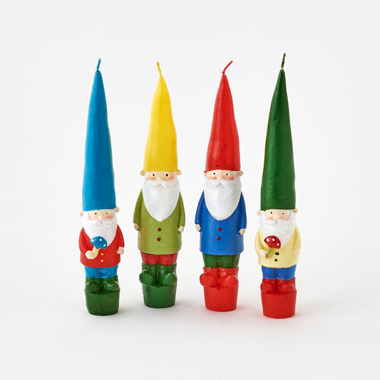 Gnome Taper Candle - Assorted