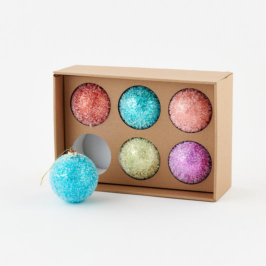 Glass Ball Ornament Set