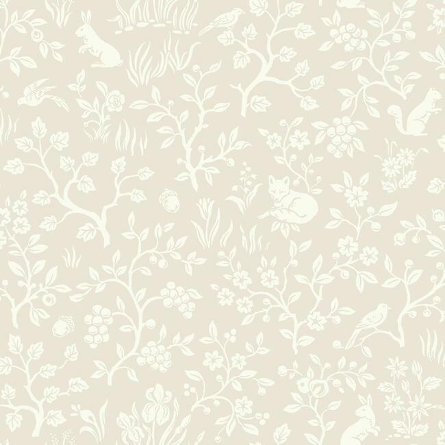 Magnolia Home Fox & Hare Wallpaper - Ella Rose
