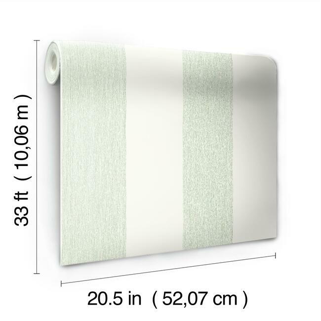 Magnolia Home Thread Stripe Wallpaper - Green