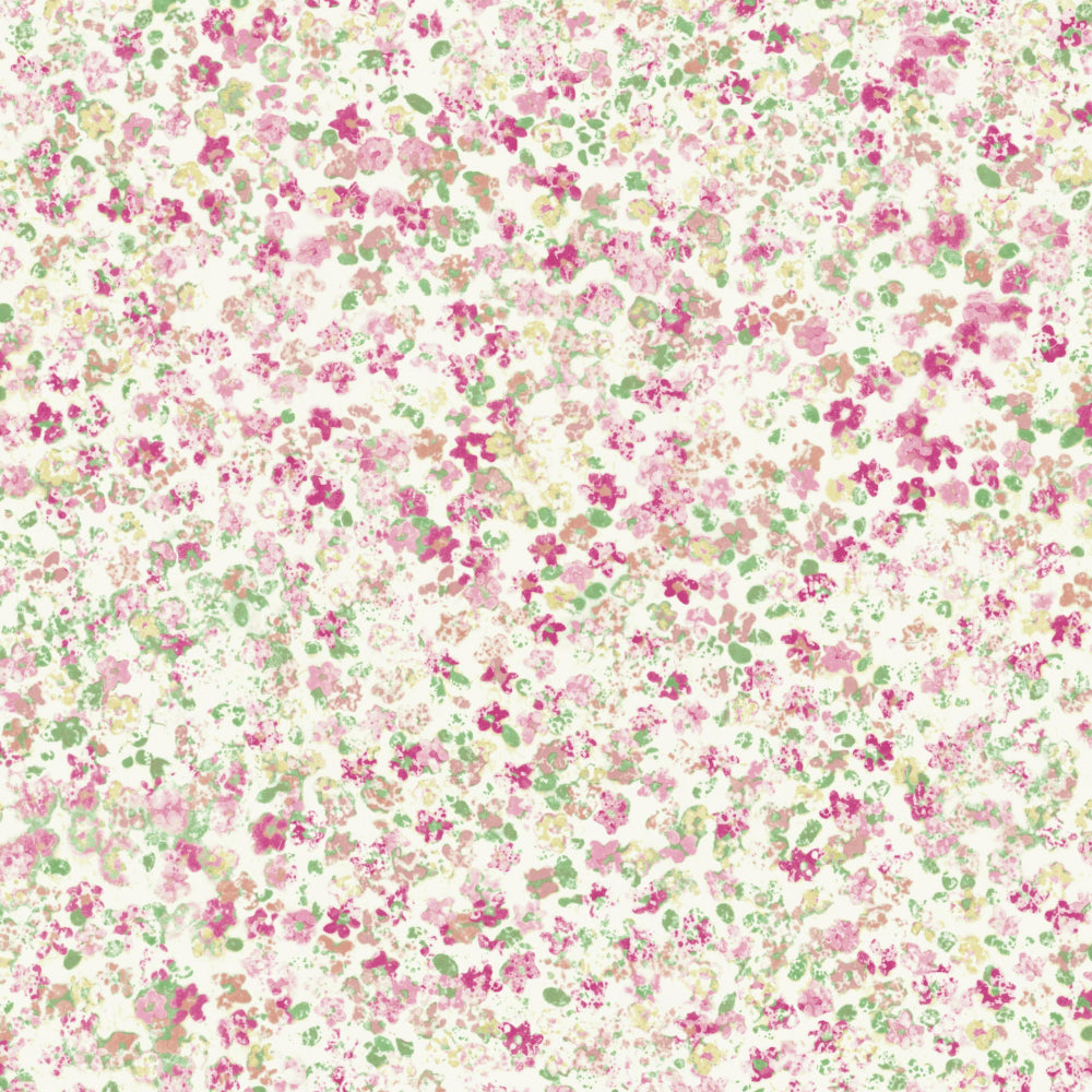 Magnolia Home Meadow Wallpaper - Azalea Pink