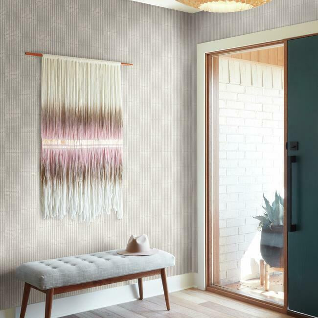 Magnolia Home Vantage Point Wallpaper - Soft Gray