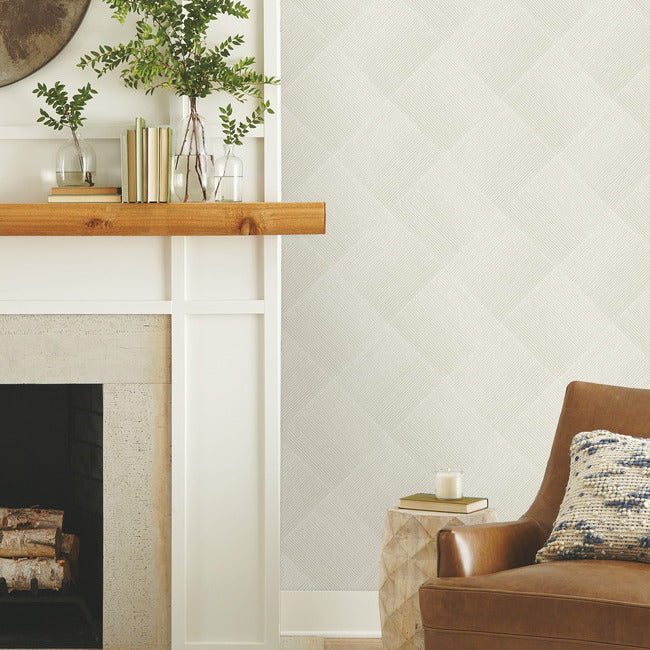 Magnolia Home Channel Wallpaper - Whitewash