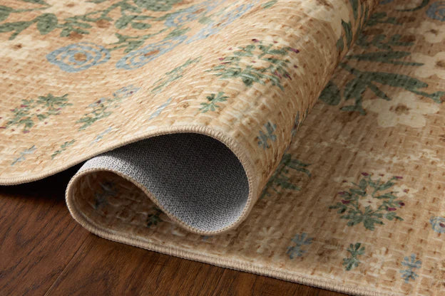 Rifle Paper Co x Loloi Orchard Charlotte Washable Rug - Sand