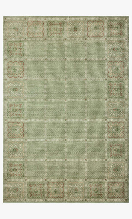 Rifle Paper Co x Loloi Orchard Lottie Washable Rug - Green