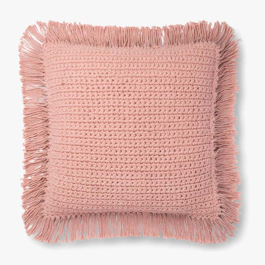 Justina Blakeney x Loloi Cardiff Fringe Pillow - Pink (Set of 2)