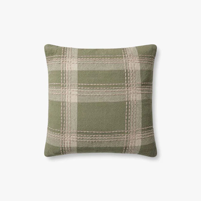 Jean Stoffer x Loloi Pillow Green / Multi (Set of 2)