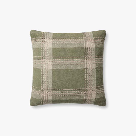 Jean Stoffer x Loloi Pillow Green / Multi (Set of 2)