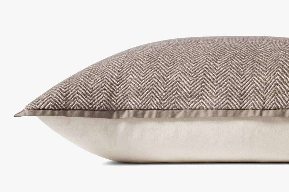 Jean Stoffer x Loloi Flange Pillow Dark Tauoe (Set of 2)