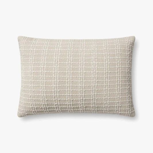 Jean Stoffer x Loloi Pillow Beige / Ivory (Set of 2)