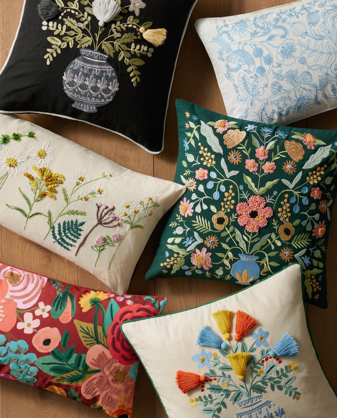 Floral pattern online pillow