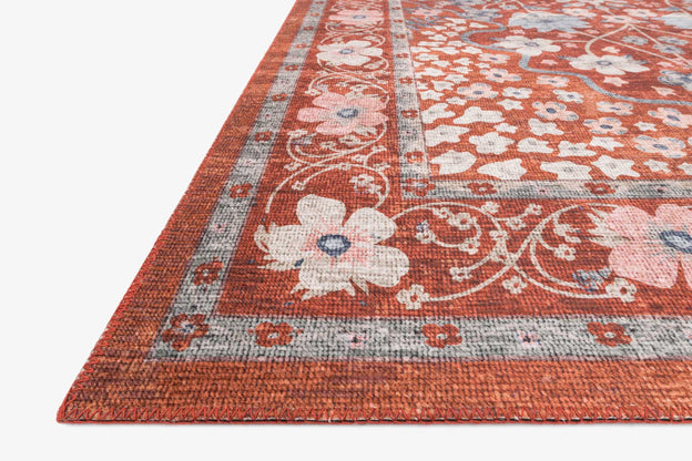 Rifle Paper Co x Loloi Palais Rug - Meadow Crimson