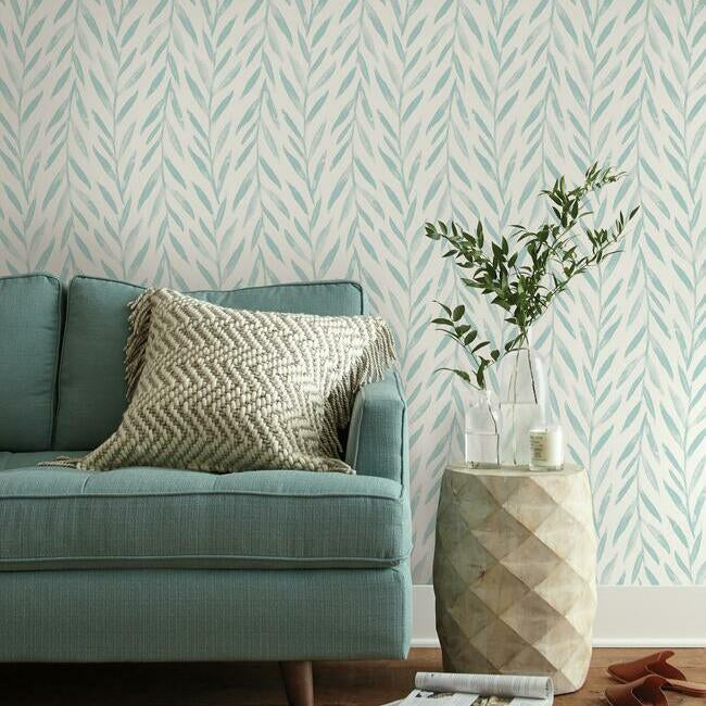 Magnolia Home Willow Peel & Stick Wallpaper - Mariner Blue