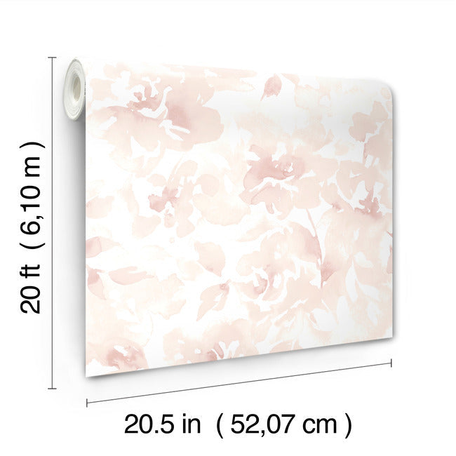 Magnolia Home Renewed Floral Peel & Stick Wallpaper - Pink