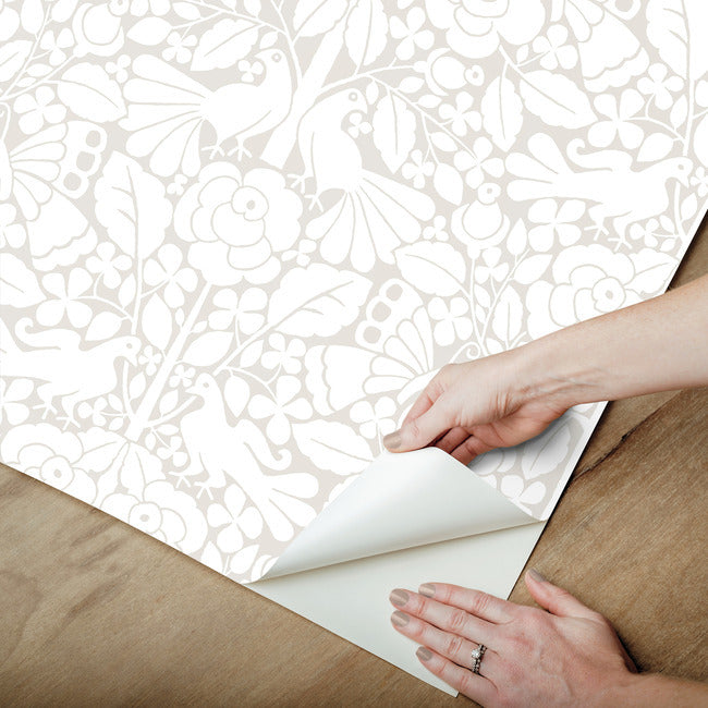 Magnolia Home Fairy Tales Peel & Stick Wallpaper - Beige