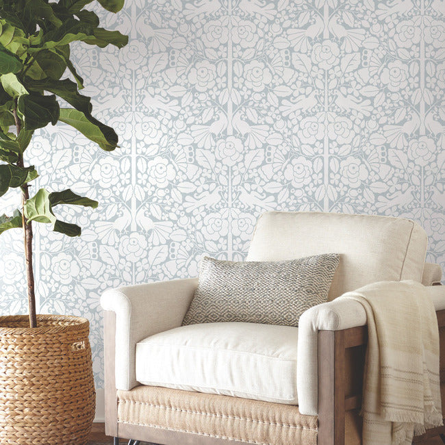 Magnolia Home Fairy Tales Peel & Stick Wallpaper - Blue