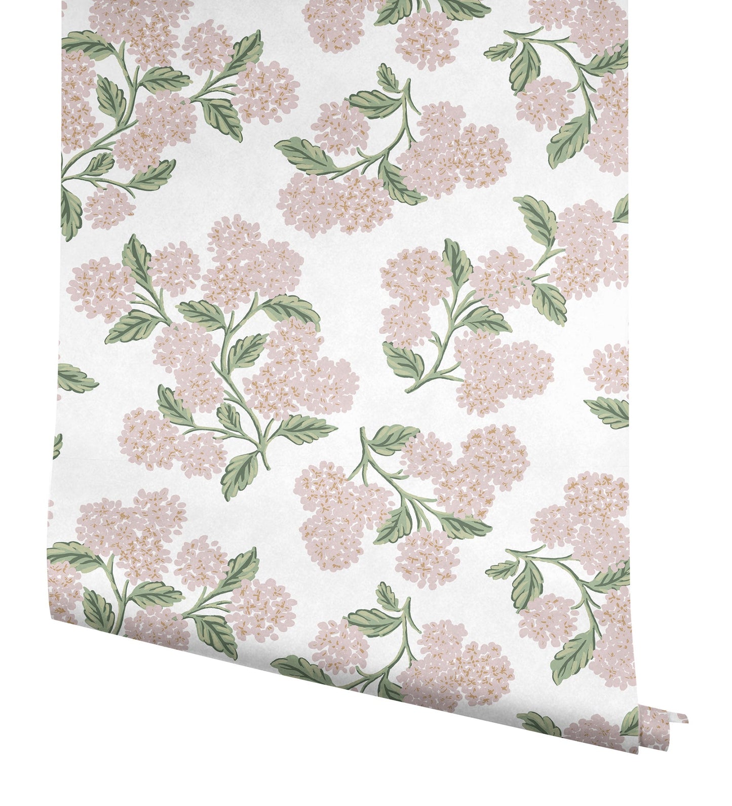 Rifle Paper Co Hydrangea Peel & Stick Wallpaper - Pink & White