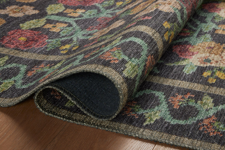 Rifle Paper Co x Loloi Rosa Rug - Rosa Black – Relish Decor