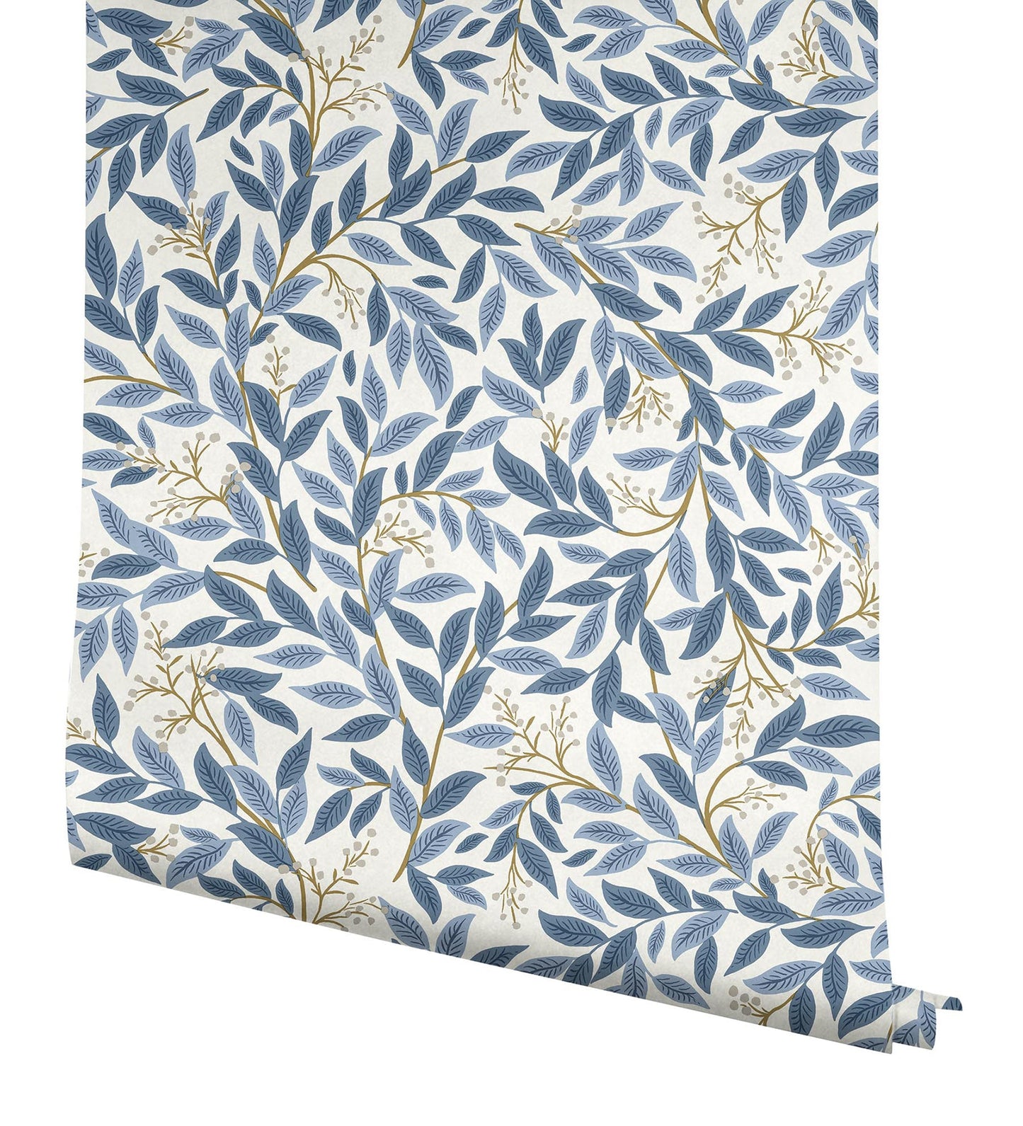 Rifle Paper Co Willowberry Wallpaper - Blue & White
