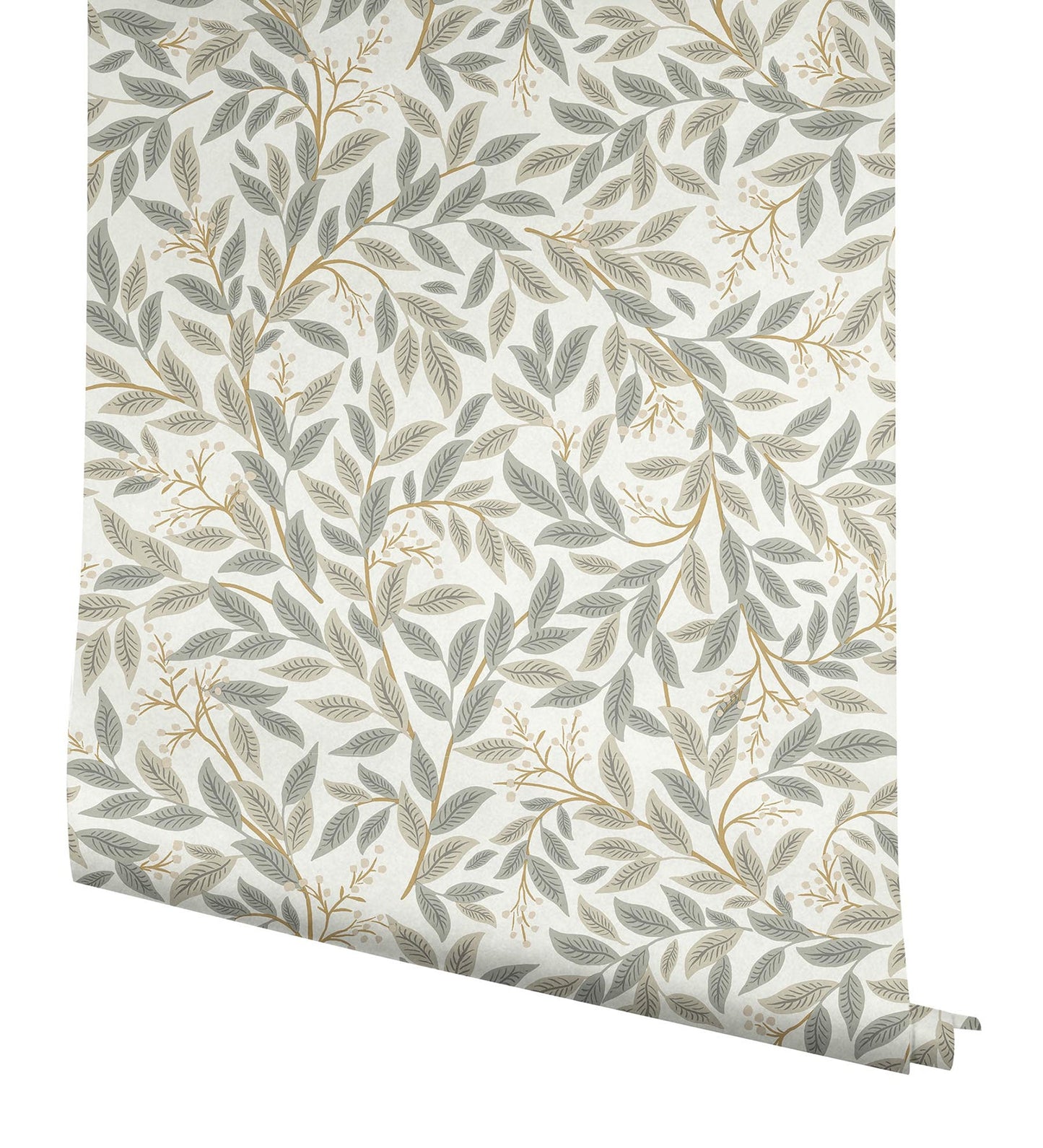 Rifle Paper Co Willowberry Wallpaper - Linen & White