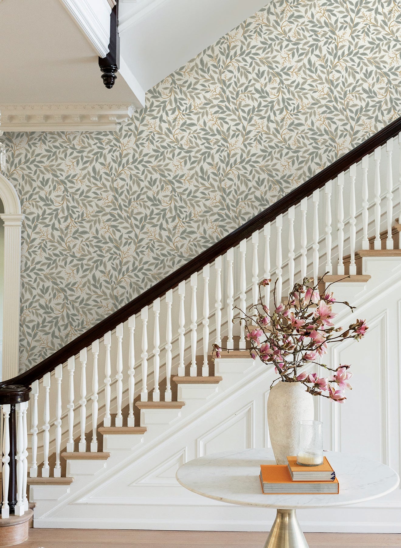 Rifle Paper Co Willowberry Wallpaper - Linen & White