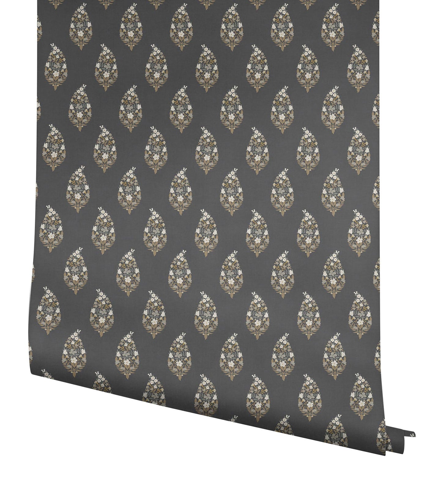 Rifle Paper Co Paisley Wallpaper - Black