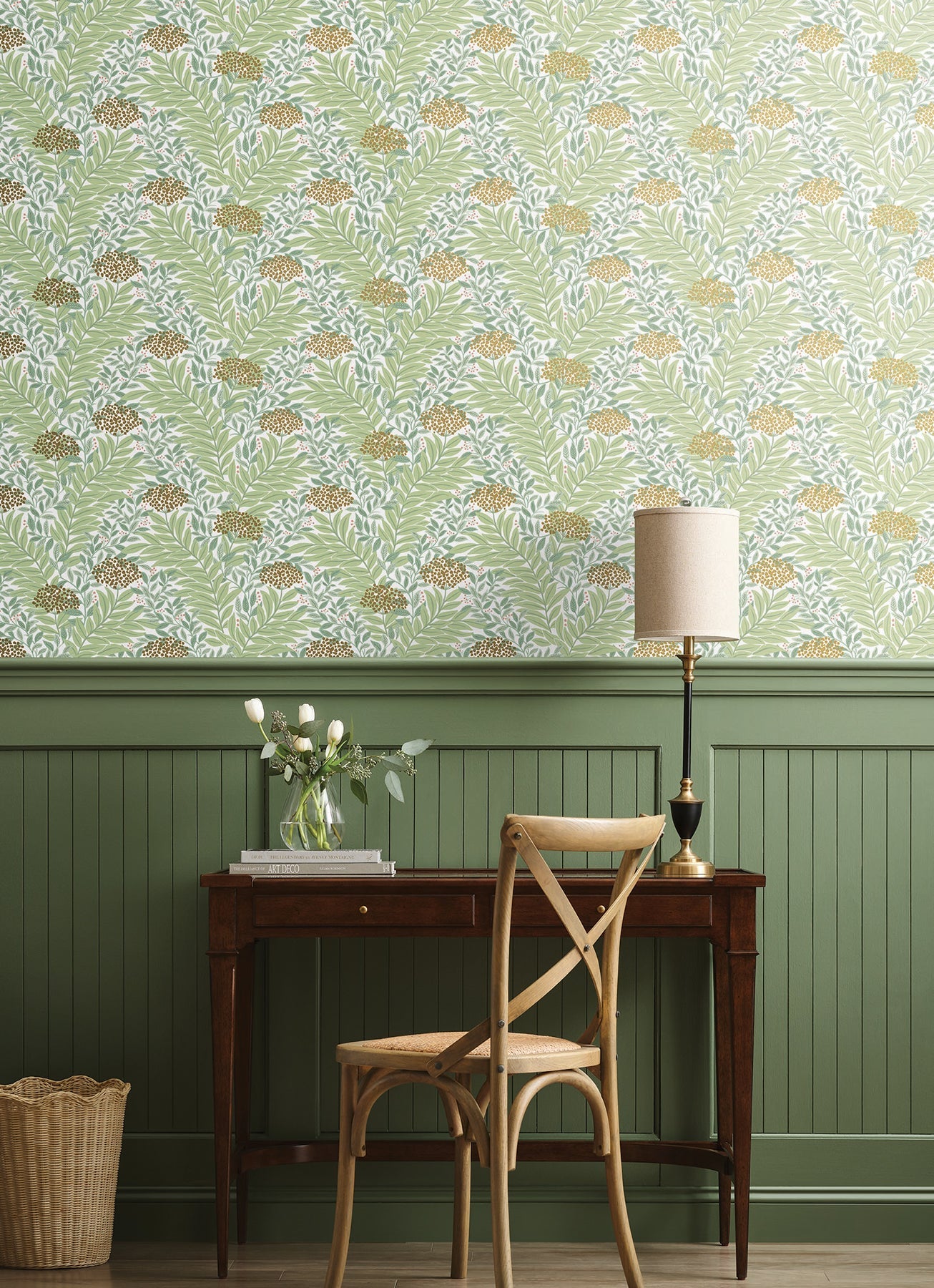 Rifle Paper Co Highgrove Wallpaper - White