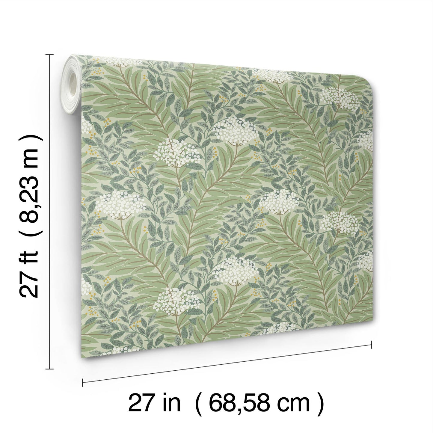 Rifle Paper Co Highgrove Wallpaper - Sage