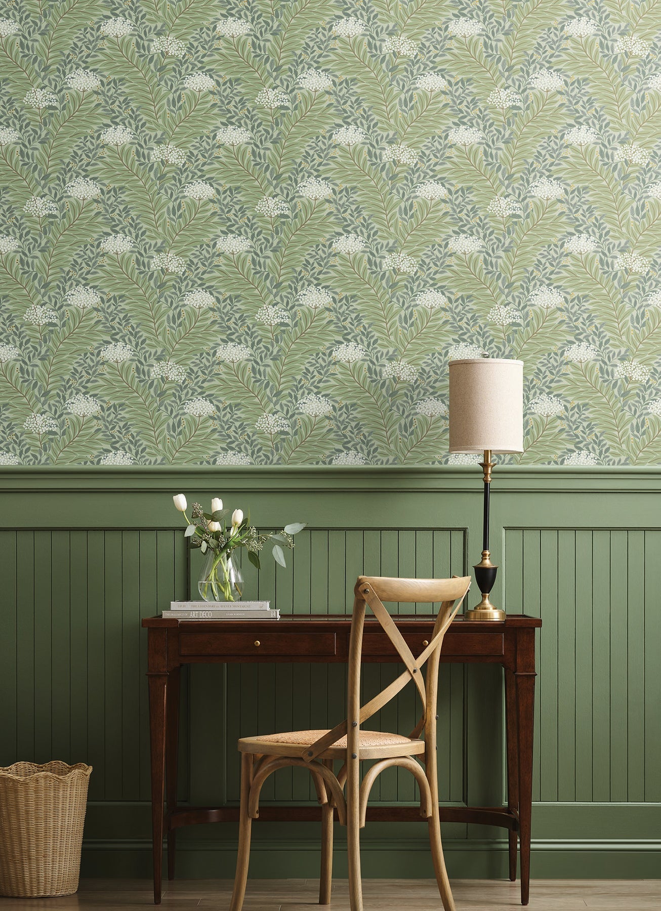 Rifle Paper Co Highgrove Wallpaper - Sage