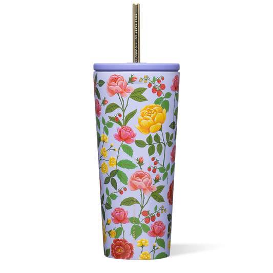 Rifle Paper Co x Corkcicle Cold Cup - Roses Purple