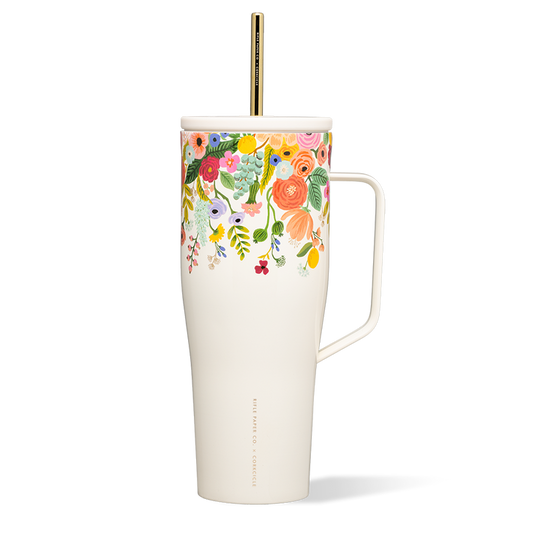 Rifle Paper Co x Corkcicle Cold Cup XL - Garden Party Cream