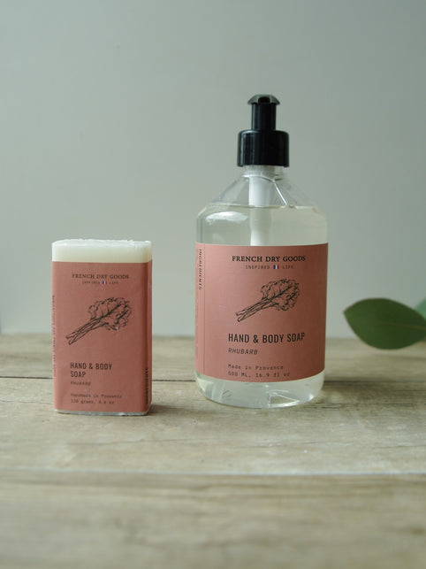 French Dry Goods Liquid Hand & Body Soap - Rhubarb