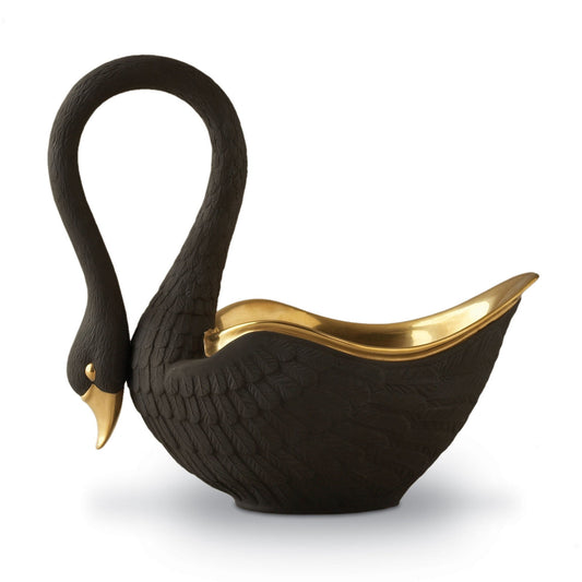 Swan Large Bowl - Black