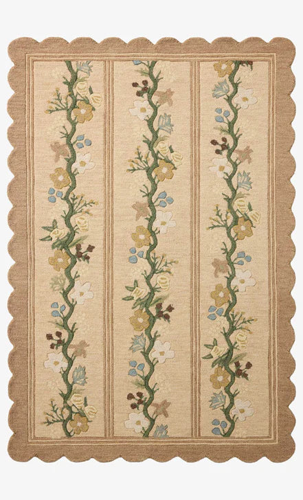 Rifle Paper Co x Loloi Thistle Rug - Neutral