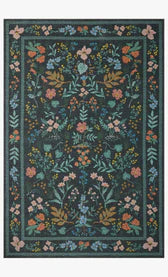 Rifle Paper Co x Loloi Wildwood Rug - Charcoal