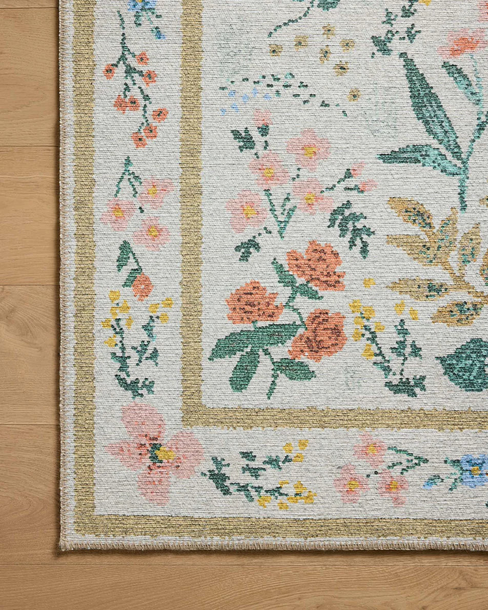 Rifle Paper Co x Loloi Wildwood Rug - Cream