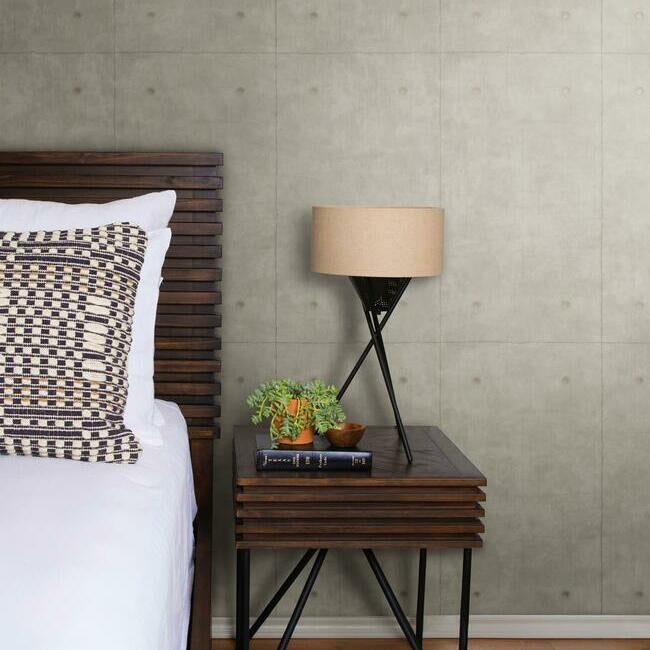 Magnolia Home Concrete Wallpaper - Mid Gray
