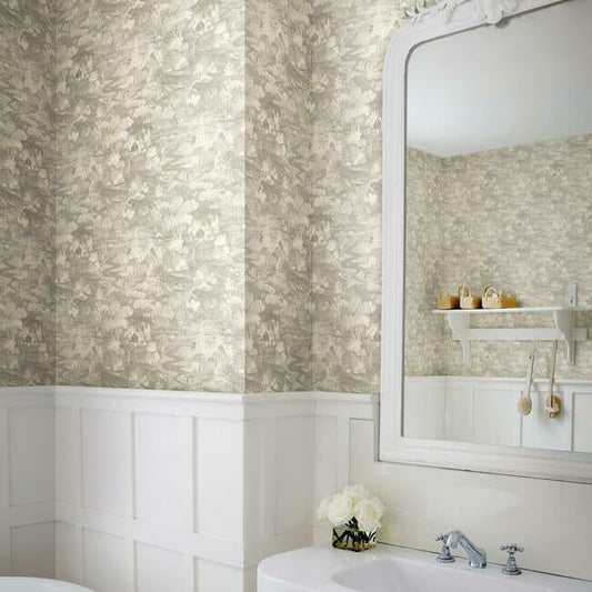 Magnolia Home Homestead Wallpaper - Light Grey