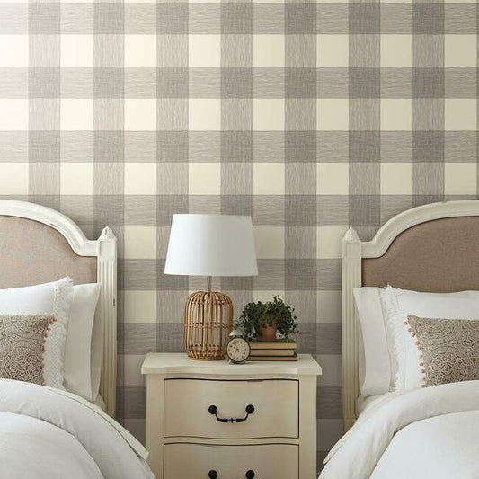 Magnolia Home Common Thread Wallpaper - Cream and Black