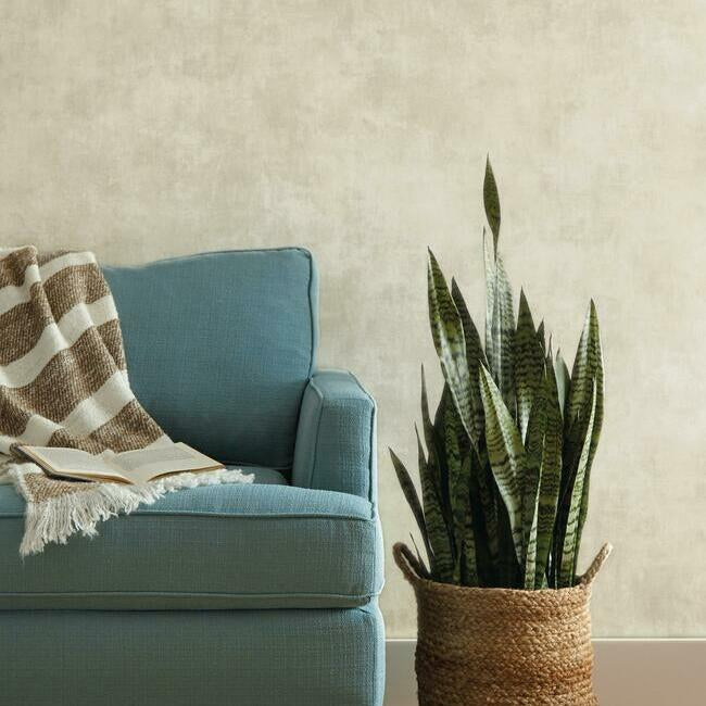 Magnolia Home Plaster Texture Wallpaper - Storm Gray