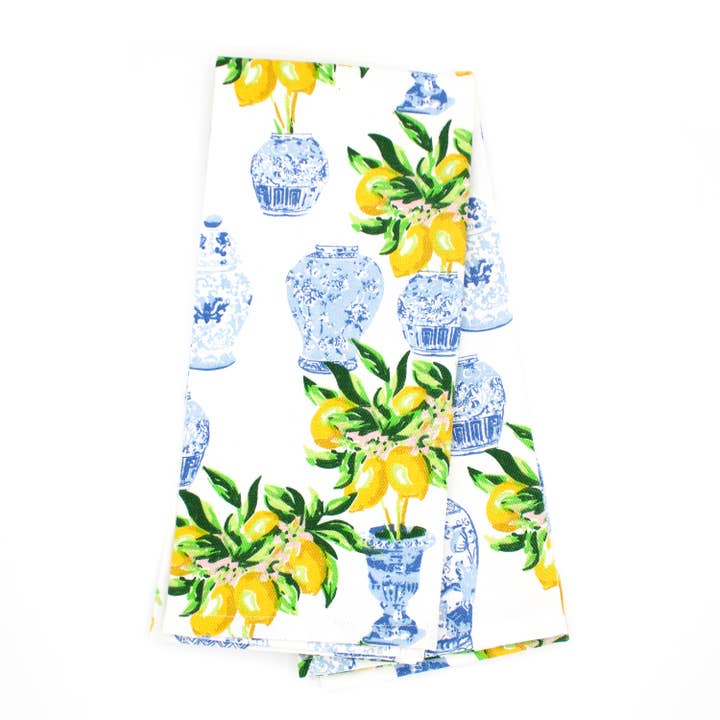 Lemon Ginger Tea Towel