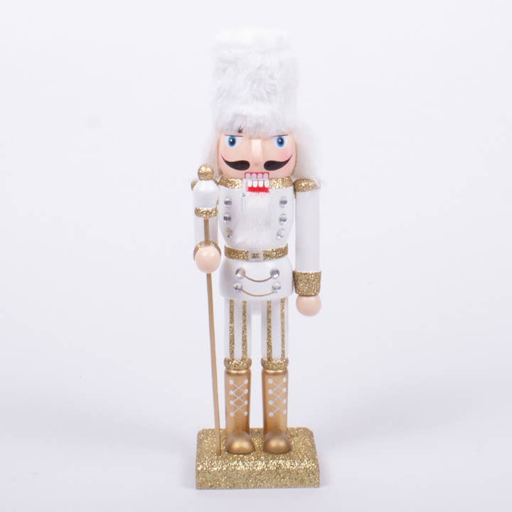 10" Nutcracker - White