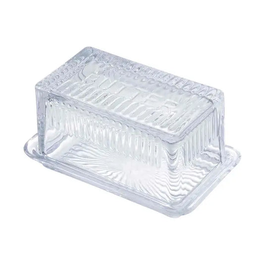 Embossed Butter Dish - Double