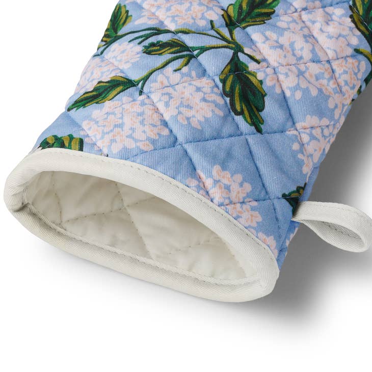 Rifle Paper Co Oven Mitt - Hydrangea