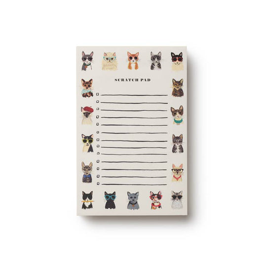 Rifle Paper Co Notepad - Cool Cats