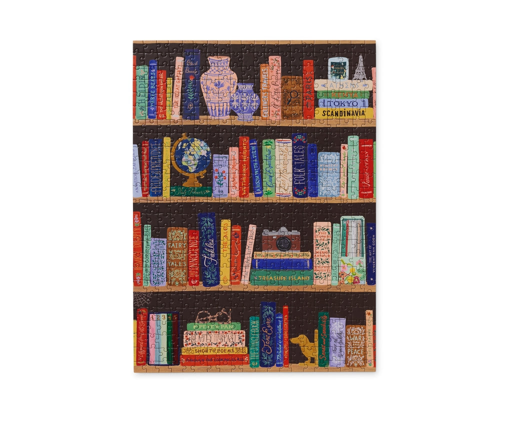 Rifle Paper Co Puzzle - Bookshelf