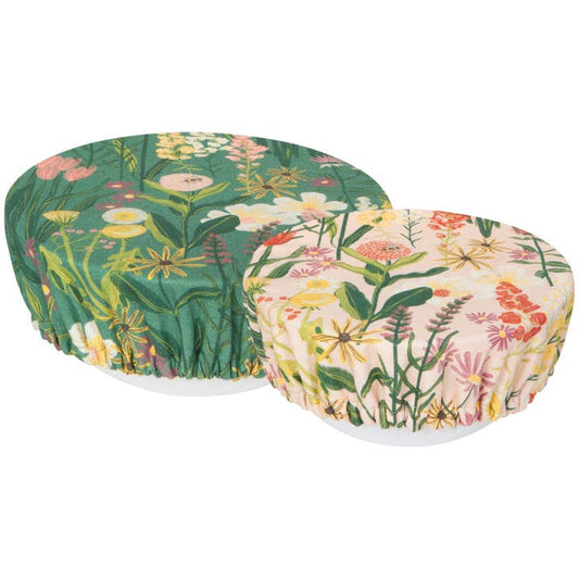 Bowl Cover Set of 2 - Bees & Blooms